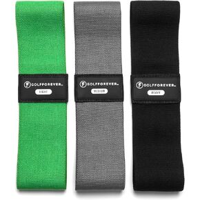 Mini Bands Proven by Golfer Scottie Scheffler | Golf Training Premium Fitness Bands | Premium Golf Training Aid to Improve Strength Flexibility & Swing Posture | 3 Resistance Levels | 3pcs