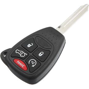 ACROPIX 315 MHZ Key Fob Keyless Entry Remote Fit for Jeep Grand Cherokee 2006-2007 for Jeep Commander 2007 OHT692714AA - Pack of 1 Black