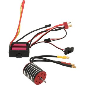 2430 Brushless Motor 35A Brushless ESC Combo Set,Brushless Motor ESC Combo for 1/16 1/18 RC Car (7200KV)
