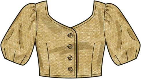 Simplicity Easy Misses' Crop Tops, Skirt and Pants Sewing Pattern Packet, Design Code S9791, Sizes 4-6-8-10-12, Multicolor in Saudi Arabia