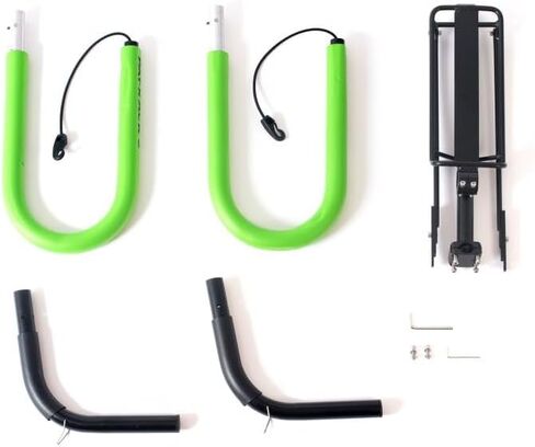 Premium Longboard Bike Rack – Dual Arm Bicycle Carrier, 12mm Foam, Adjustable Seat Post Attachment, Easy Fast Install, Longboards, SUP Paddle Boards, Shortboards, Bodyboards, Boogie Boards in Saudi Arabia