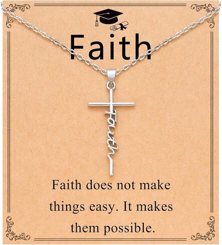 UPROMI Cross Necklace for Women Christian Gifts for Mom/Daughter/Nana/Strength in Saudi Arabia