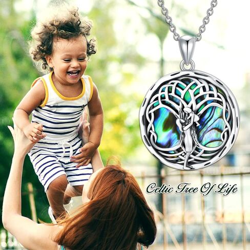 AOBOCO Sterling Silver Daughter Necklace, Daughter Birthday Graduation Gifts from Dad Grandfather Mom Grandma in Saudi Arabia