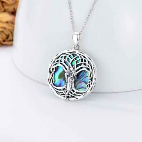 AOBOCO Sterling Silver Daughter Necklace, Daughter Birthday Graduation Gifts from Dad Grandfather Mom Grandma in Saudi Arabia