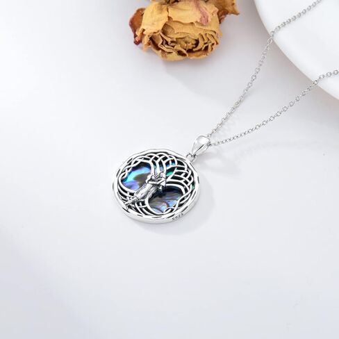 AOBOCO Sterling Silver Daughter Necklace, Daughter Birthday Graduation Gifts from Dad Grandfather Mom Grandma in Saudi Arabia
