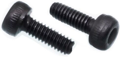 50pcs M2 x 6mm Black Alloy Steel Allen Hex Socket Cap Head Screw DIN912 in Saudi Arabia