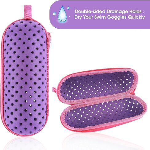 حافظة نظارات السباحة لنظارات السباحة، حافظة نظارات مع فتحة تصريف وسحاب للنظارات، حافظات واقية للنظارات in Kuwait