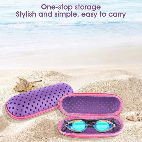 حافظة نظارات السباحة لنظارات السباحة، حافظة نظارات مع فتحة تصريف وسحاب للنظارات، حافظات واقية للنظارات in Kuwait