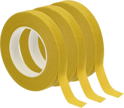 PATIKIL Floral Tape 1/2" x 30 Yard, 3 Pack Flower Wrap Adhesive Tape for Bouquet Stem Wrapping, Purple in Saudi Arabia