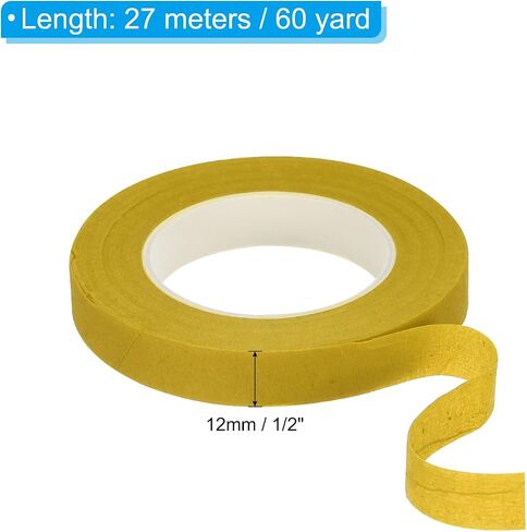 PATIKIL Floral Tape 1/2" x 30 Yard, 3 Pack Flower Wrap Adhesive Tape for Bouquet Stem Wrapping, Purple in Saudi Arabia
