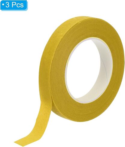 PATIKIL Floral Tape 1/2" x 30 Yard, 3 Pack Flower Wrap Adhesive Tape for Bouquet Stem Wrapping, Purple in Saudi Arabia