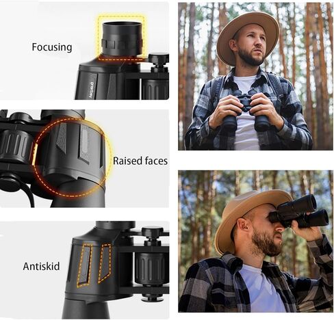 مناظير عالية القوة للبالغين والأطفال منظار ثنائي مقاوم للماء للاستخدام اليومي لمشاهدة الطيور والسفر والصيد وألعاب كرة القدم in Kuwait