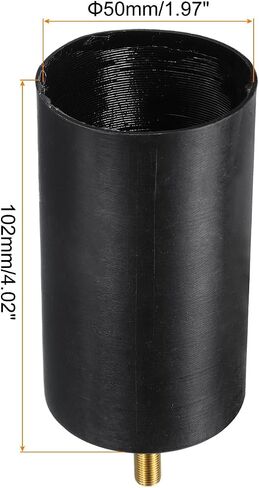 MECCANIXITY 5Pcs Heat Shrink End Cap with Valve 60mm ID x 98mm L 2:1 Ratio Heat Shrink Tubing Caps Lined Sealed Waterproof Adhesive for Electrical Wire Cable in Saudi Arabia