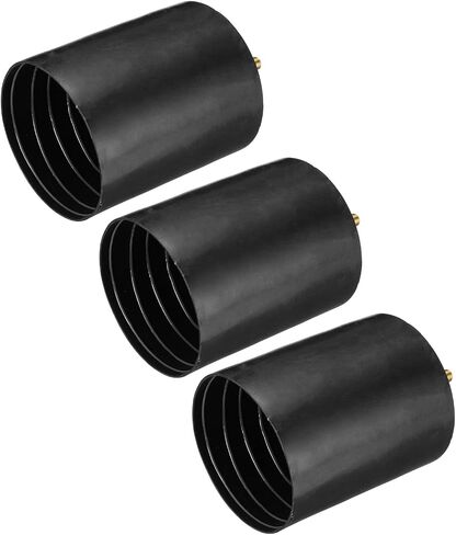MECCANIXITY 5Pcs Heat Shrink End Cap with Valve 60mm ID x 98mm L 2:1 Ratio Heat Shrink Tubing Caps Lined Sealed Waterproof Adhesive for Electrical Wire Cable in Saudi Arabia