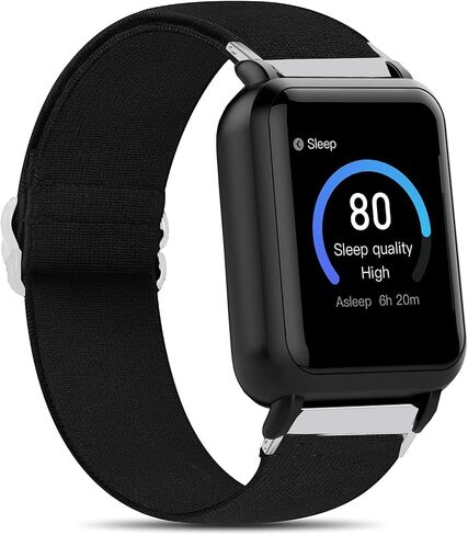 Compatible for 3Plus Vibe Plus Band, Stretch Elastics Nylon Adjustable Replacement Strap Accessories Compatible for 3Plus Vibe Plus/Vibe + Smartwatch in Saudi Arabia