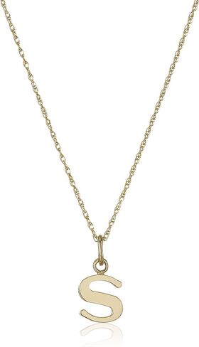 Amazon Essentials 14k Gold-Filled Letter Charm Pendant Necklace (previously Amazon Collection) in Saudi Arabia