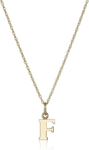 Amazon Essentials 14k Gold-Filled Letter Charm Pendant Necklace (previously Amazon Collection) in Saudi Arabia