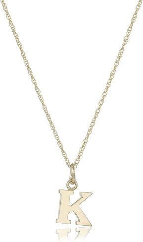 Amazon Essentials 14k Gold-Filled Letter Charm Pendant Necklace (previously Amazon Collection) in Saudi Arabia