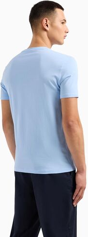 A｜X ARMANI EXCHANGE Men's Limited Milano Edition Regular Fit Cotton Box Logo Tee in Saudi Arabia