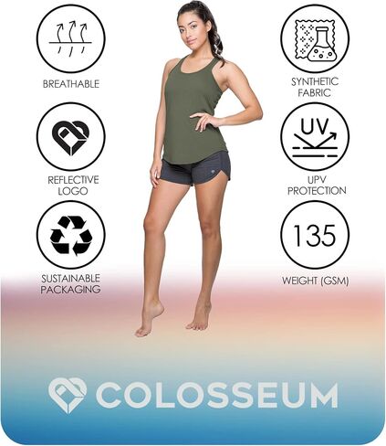 Colosseum Active Women's Mila Relaxed Fit Racerback Tank in Saudi Arabia