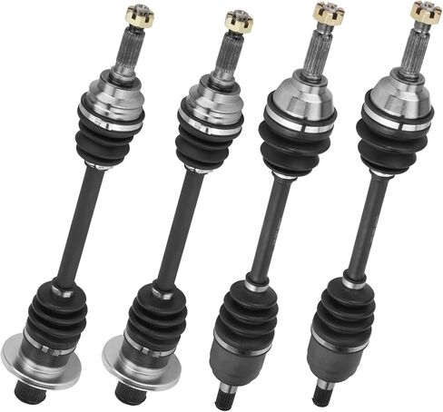Front and Rear ATV CV Axle Drive shaft Assembly Set for Suzuki King Quad 450 07-10, King Quad 500 11-18, King Quad 700 05-07, King Quad 750 08-18 - Full Set in Saudi Arabia