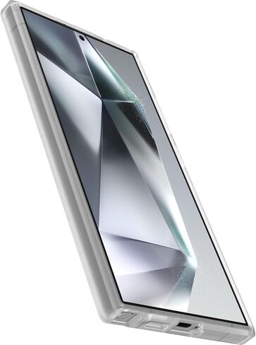 حافظة OtterBox لهاتف Samsung Galaxy S24 Ultra Prefix Series - أسود كريستالي، رفيعة للغاية، مناسبة للجيب، حواف مرتفعة تحمي الكاميرا والشاشة، متوافقة مع الشحن اللاسلكي in Saudi Arabia