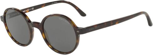 جورجيو أرماني AR8097-5026K8 نظارة شمسية هافانا/رمادي عدسة مستقطبة 46 ملم in Kuwait