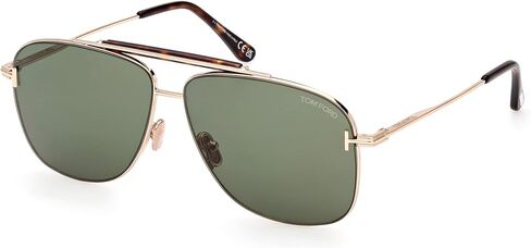 Tom Ford JADEN FT 1017 Rose Gold/Green 60/12/145 unisex Sunglasses in Saudi Arabia