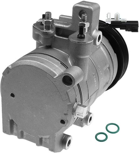 A-Premium A/C Compressor with Clutch Compatible with Ford Mustang 5.0L 5.2L 2011-2022, DKS17DS Style, with R134a Service Port in Saudi Arabia