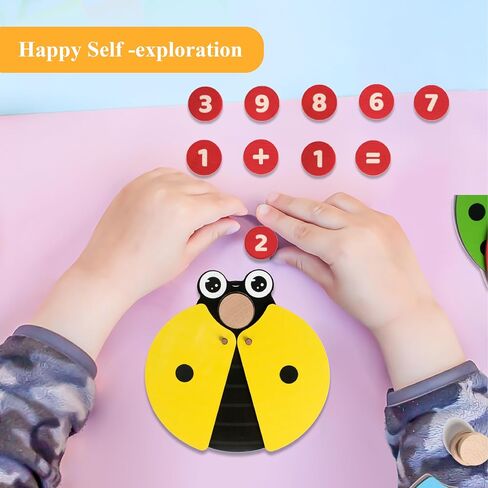 Wooden Fishing Toy, Montessori with Numbers, Fish Catching Counting Games Math Educational Learning, Preschool Shape Sorting Puzzle for Toddlers 3+ Year Old in Saudi Arabia