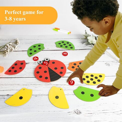 Wooden Fishing Toy, Montessori with Numbers, Fish Catching Counting Games Math Educational Learning, Preschool Shape Sorting Puzzle for Toddlers 3+ Year Old in Saudi Arabia
