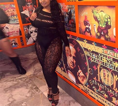 Women sexy tight long-sleeved rhinestone seamless knitted jacquard jumpsuit high elastic one-piece in Saudi Arabia