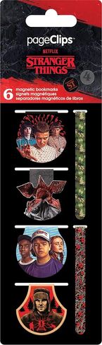 Netflix Stranger Things: Season 4 Magnetic Page Clips (6-Pack) Stationery in Saudi Arabia