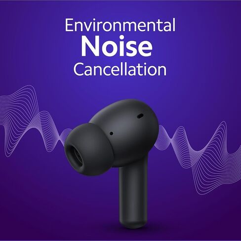 Xiaomi Redmi Buds 4 Active TWS Wireless Earbuds, Bluetooth 5.3 Low-Latency Game Headset with AI Call Noise Cancelling, IP54 Waterproof, 28H Playtime, Lightweight Comfort Fit Headphones, Black in Saudi Arabia