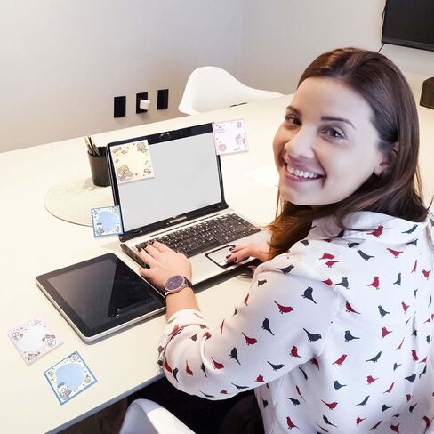 4 حزم ملاحظات لاصقة للقطط، وسادات ملاحظات ذاتية اللصق من Kawaii، ملاحظات لاصقة على شكل حيوانات، وسادات مذكرة أنيمي، وسادات ملاحظات لاصقة مضحكة للوازم المكتبية in Kuwait