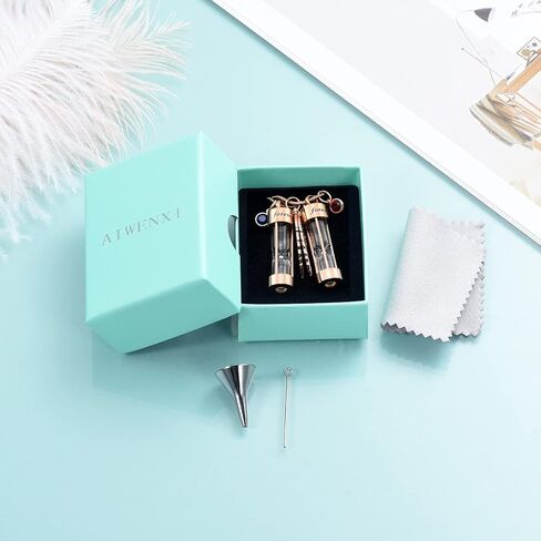 Cylinder Urn Necklace for Ashes with Angel Wing Stainless Steel Cremation Jewelry for Ashes Urn Pendant Necklaces for Women Men in Saudi Arabia