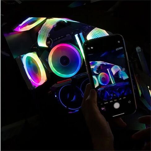 SAMA 24 دبوس ARGB تمديد كابل الإضاءة لوحة دارات مطبوعة 5 فولت 3pin موصلات 24.5 سنتيمتر مزامنة للكمبيوتر MB كابل اللوحة الأم طقم تمديد أسود in Kuwait