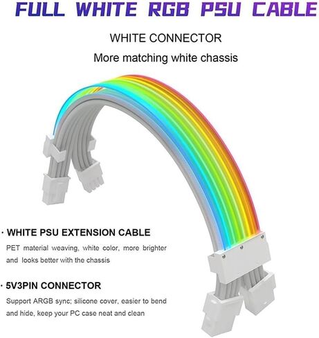 SAMA 24 دبوس ARGB تمديد كابل الإضاءة لوحة دارات مطبوعة 5 فولت 3pin موصلات 24.5 سنتيمتر مزامنة للكمبيوتر MB كابل اللوحة الأم طقم تمديد أسود in Kuwait