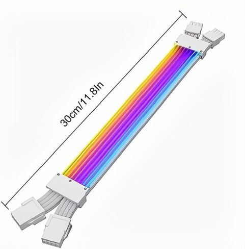 SAMA 24 دبوس ARGB تمديد كابل الإضاءة لوحة دارات مطبوعة 5 فولت 3pin موصلات 24.5 سنتيمتر مزامنة للكمبيوتر MB كابل اللوحة الأم طقم تمديد أسود in Kuwait