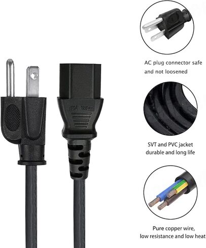 3 الشق استبدال سلك الطاقة لديل PowerEdge R415 R420 R510 R515 R520 R610 R605 R620 R710 R715 R230 R330 R530 R630 R730 خادم AC كابل الطاقة in Saudi Arabia