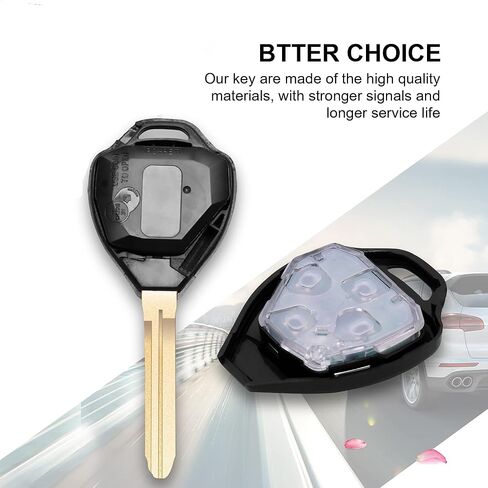 VOFONO يناسب مفتاح السيارة فوب دخول بدون مفتاح التحكم عن بعد استبدال تويوتا كورولا 2010-2013 (بعض) مع G رقاقة GQ4-29T 2 قطعة in Kuwait