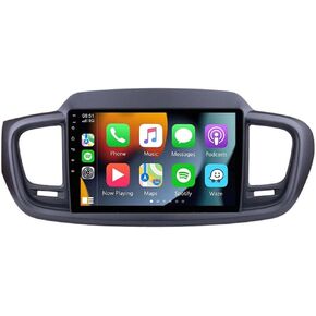 Android 13 لراديو Kia Sorento 2015-2018 ستيريو السيارة 10 بوصة شاشة لمس لاسلكية Carplay Android Auto DSP Bluetooth GPS Navigation FM مع كاميرا عكسية مجانية (4GB RAM+64GB ROM) in Saudi Arabia