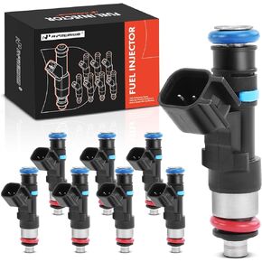 A-Premium Fuel Injectors Compatible with Chevrolet Trailblazer 2006-2009, Corvette 2006-2007 & Cadillac CTS 2006-2007 & Pontiac GTO 2005-2006, 6.0L 8-PC Set