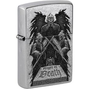 Zippo Lighter: Grim Reaper Design - Street Chrome 81451