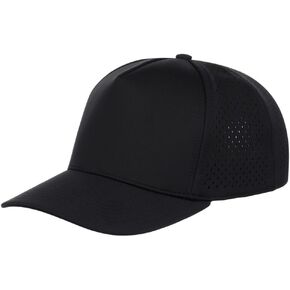 Lids Tee Box 5-Panel Performance Tech Adjustable Snapback Cap blk