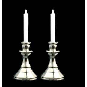 Dollhouse Miniature Silver Candlesticks