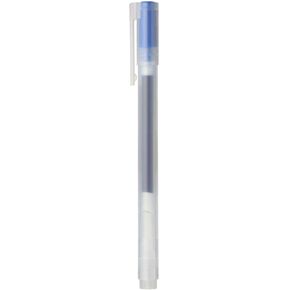 MUJI - 0.5mm Blue Smooth Gel Ink Ballpoint Cap Pen (10 Pieces)
