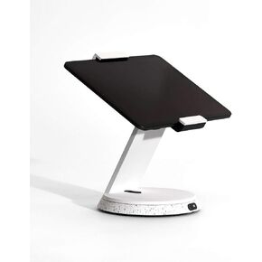 Eddy - Tablet Stand, adjustable Tablet Holder : Desktop and Counter Stand Dock Compatible with iPads, Samsung Galaxy and Windows tablets (Dark)