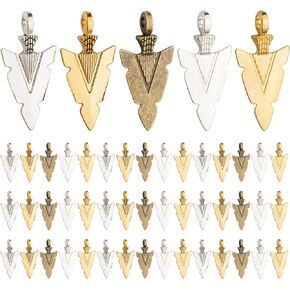 AUEAR, Indian Arrowhead Charms Arrowhead Jewelry Charms for Jewelry Making