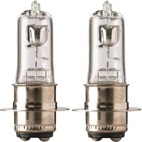 P15D-25-1 M5 T19 PX15D H6M HM201 HM202 with shield 35/35W 235112 Head Light Bulbs Scooter ATV UTV (Pack of 2) Made in Germany, Silver